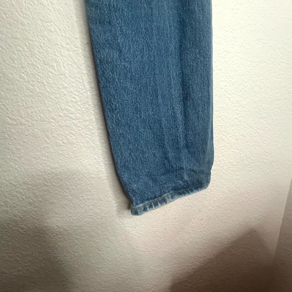 Wrangler George Strait Cowboy Cut Jeans Mens 35x36 Blue Denim Logo‎ Relaxed Fit - Picture 14 of 16